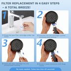Cobbe Handheld Shower Filter Replacement