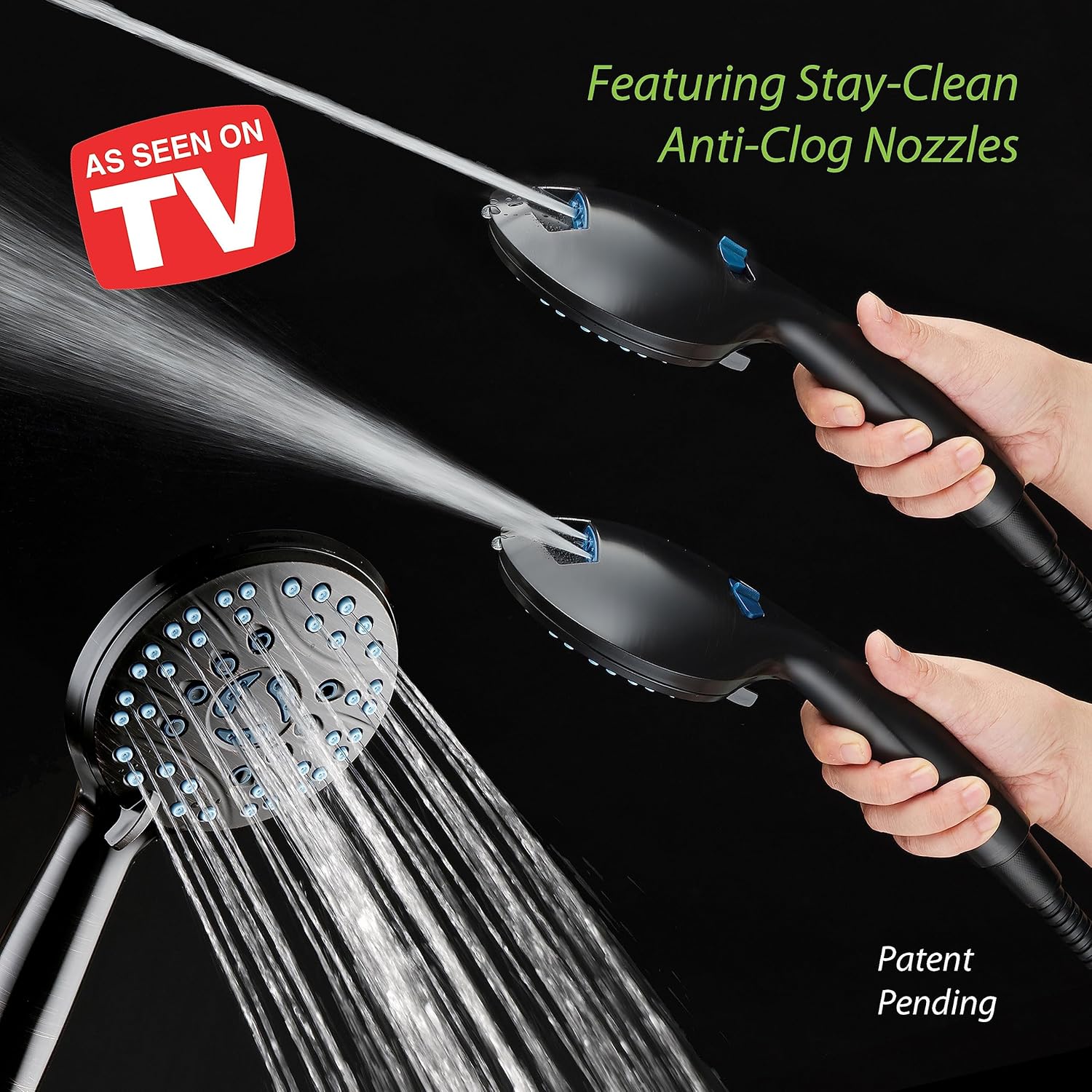AquaCare High-Pressure Handheld Shower Head